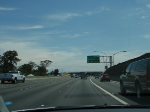 はじめてのマウンテンビューに向かう車の中